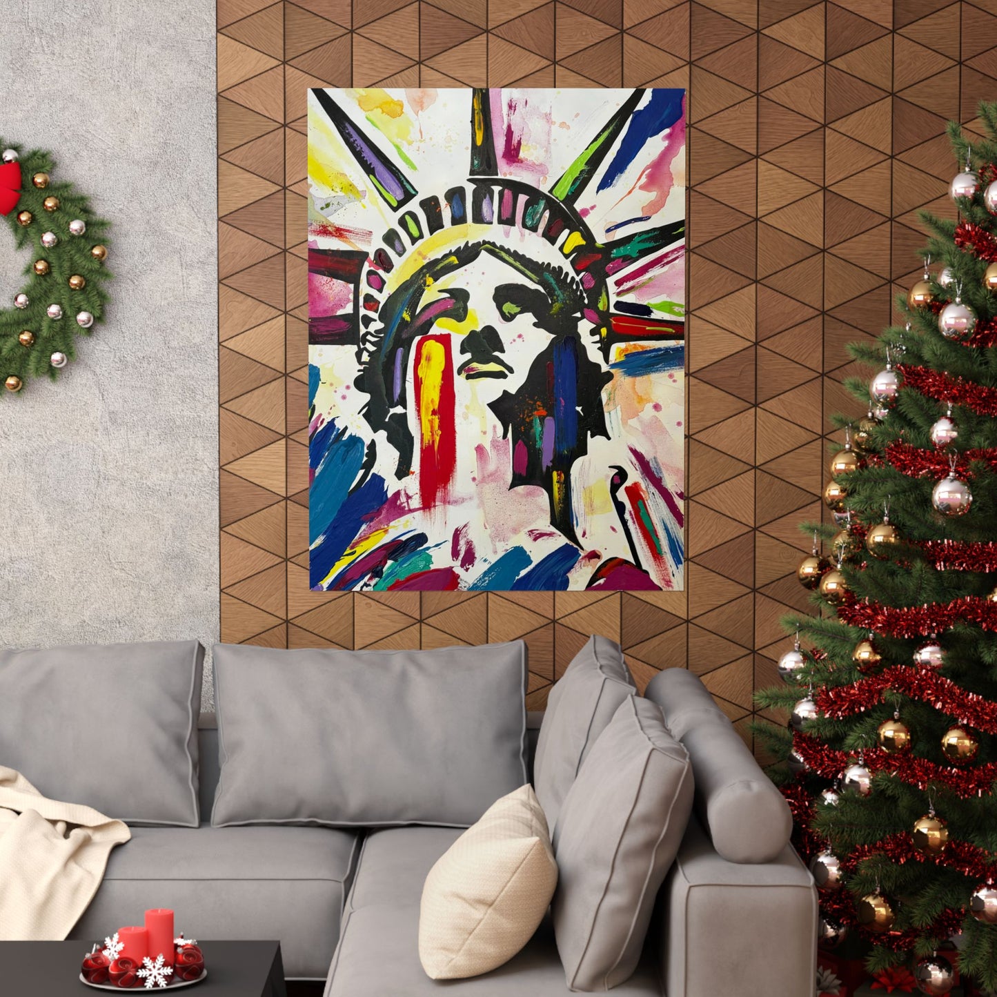 Colorful Lady Liberty Posters