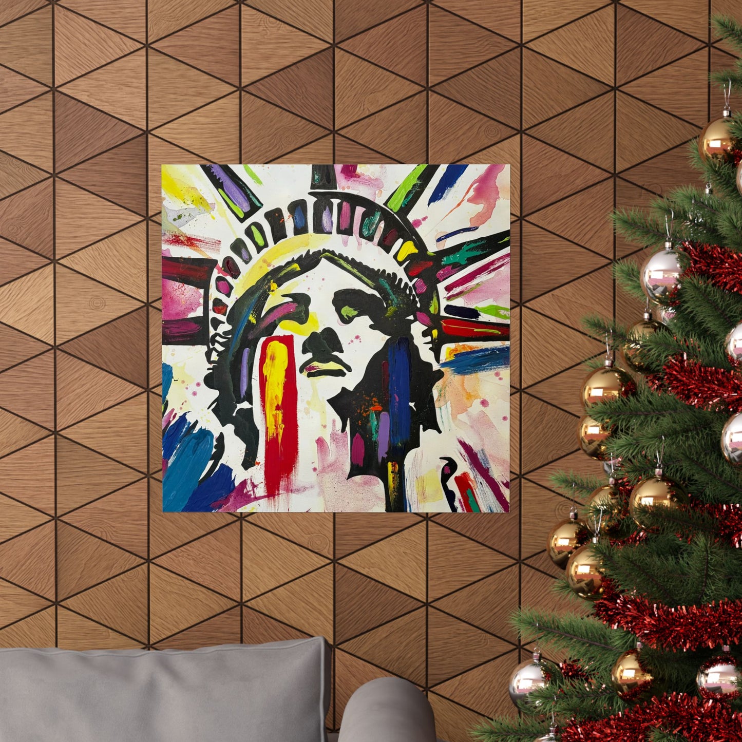 Colorful Lady Liberty Posters