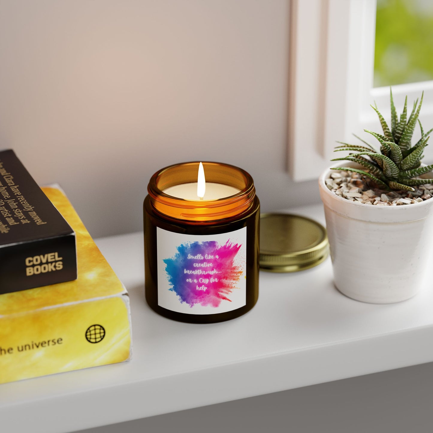Scented Candle Creative Breakthrough Coconut Apricot Wax