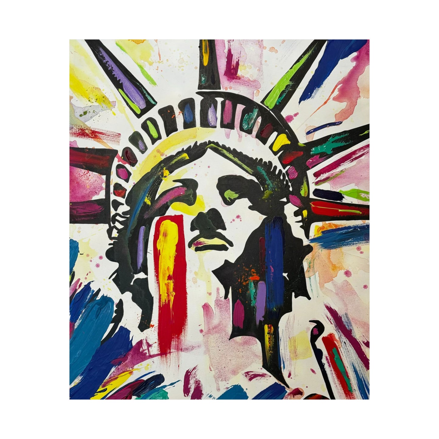 Colorful Lady Liberty Posters