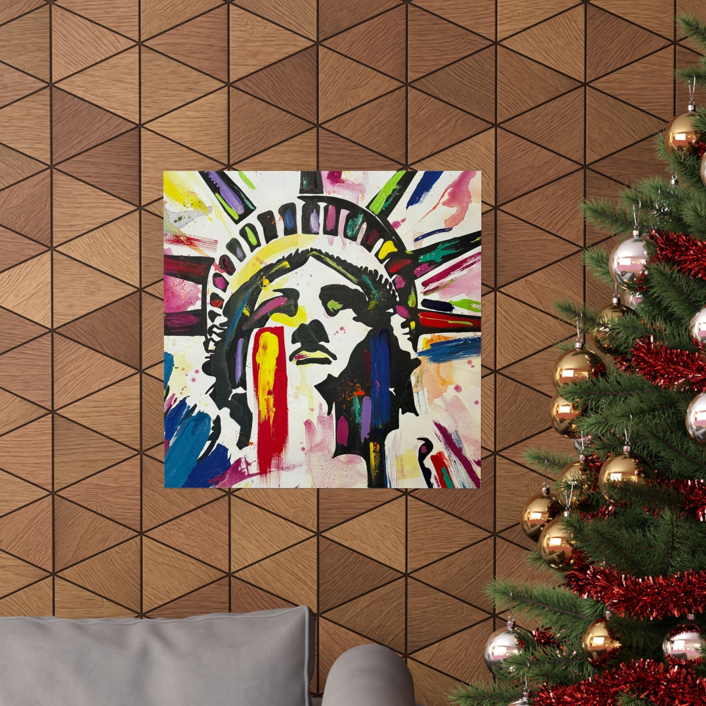 Colorful Lady Liberty Posters