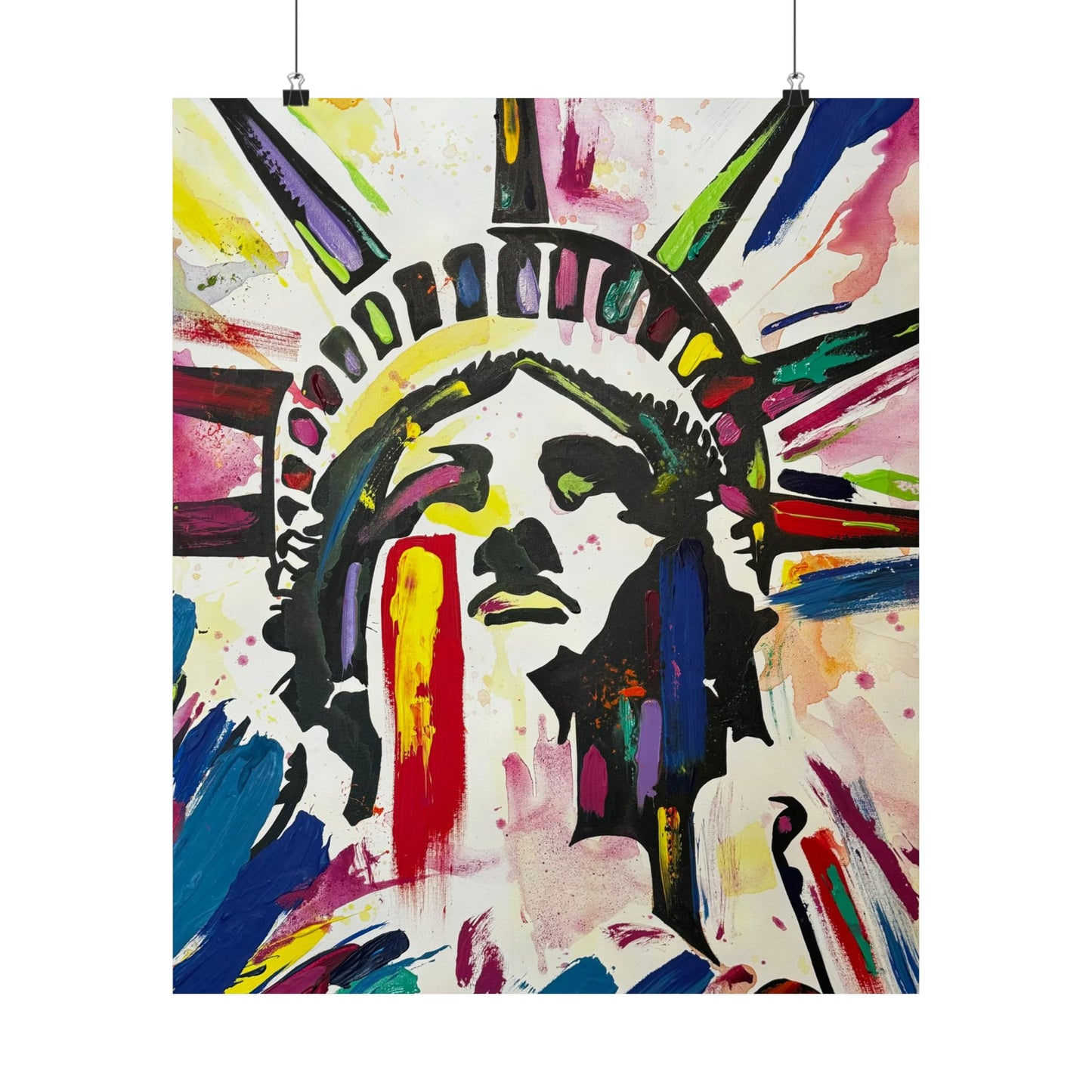 Colorful Lady Liberty Posters