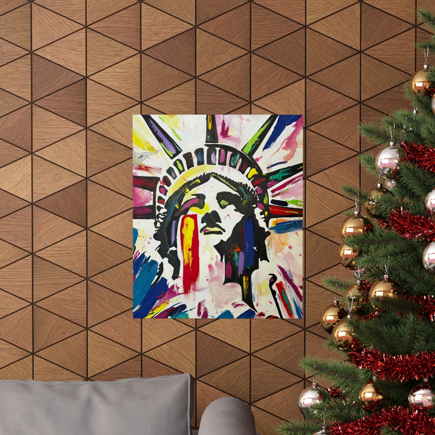Colorful Lady Liberty Posters