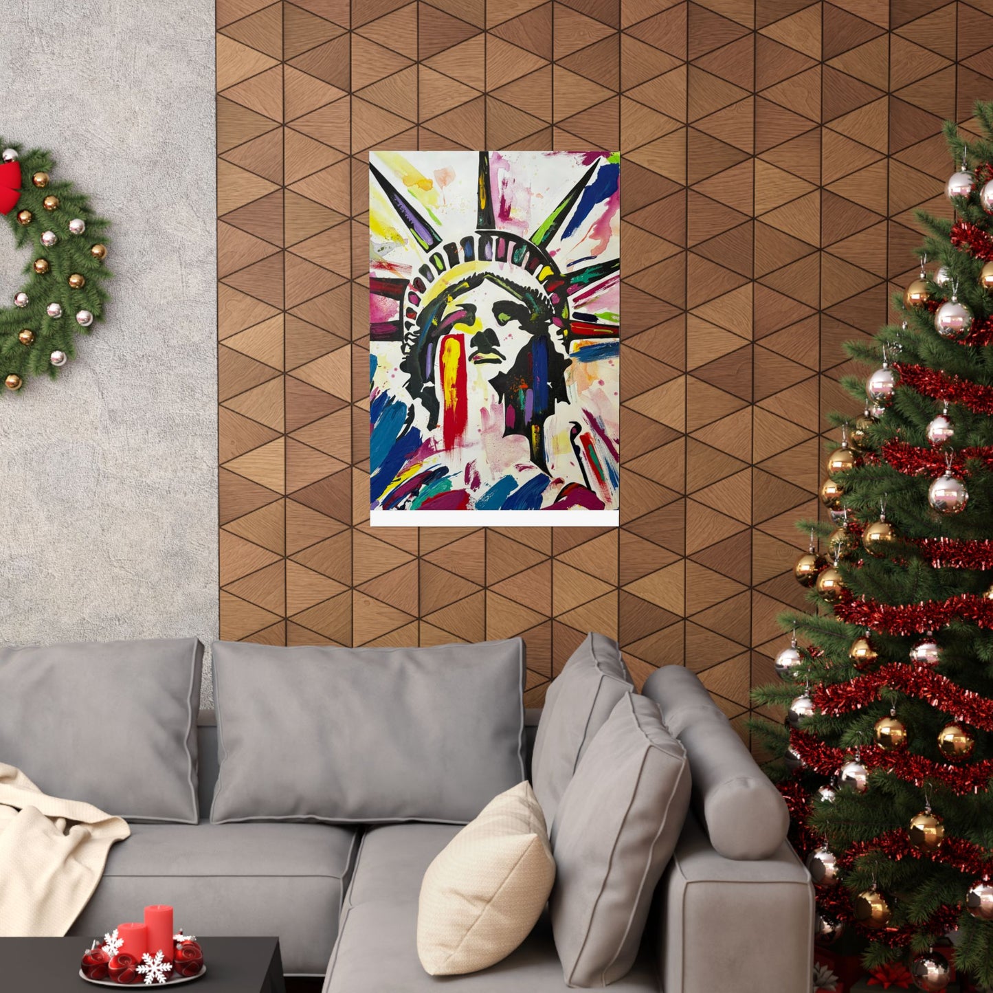 Colorful Lady Liberty Posters