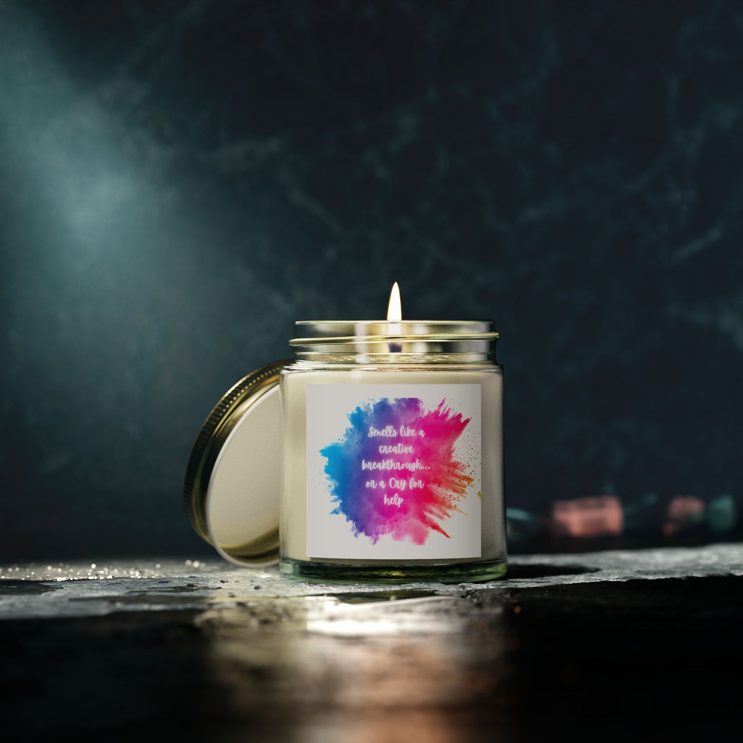 Scented Candle Creative Breakthrough Coconut Apricot Wax