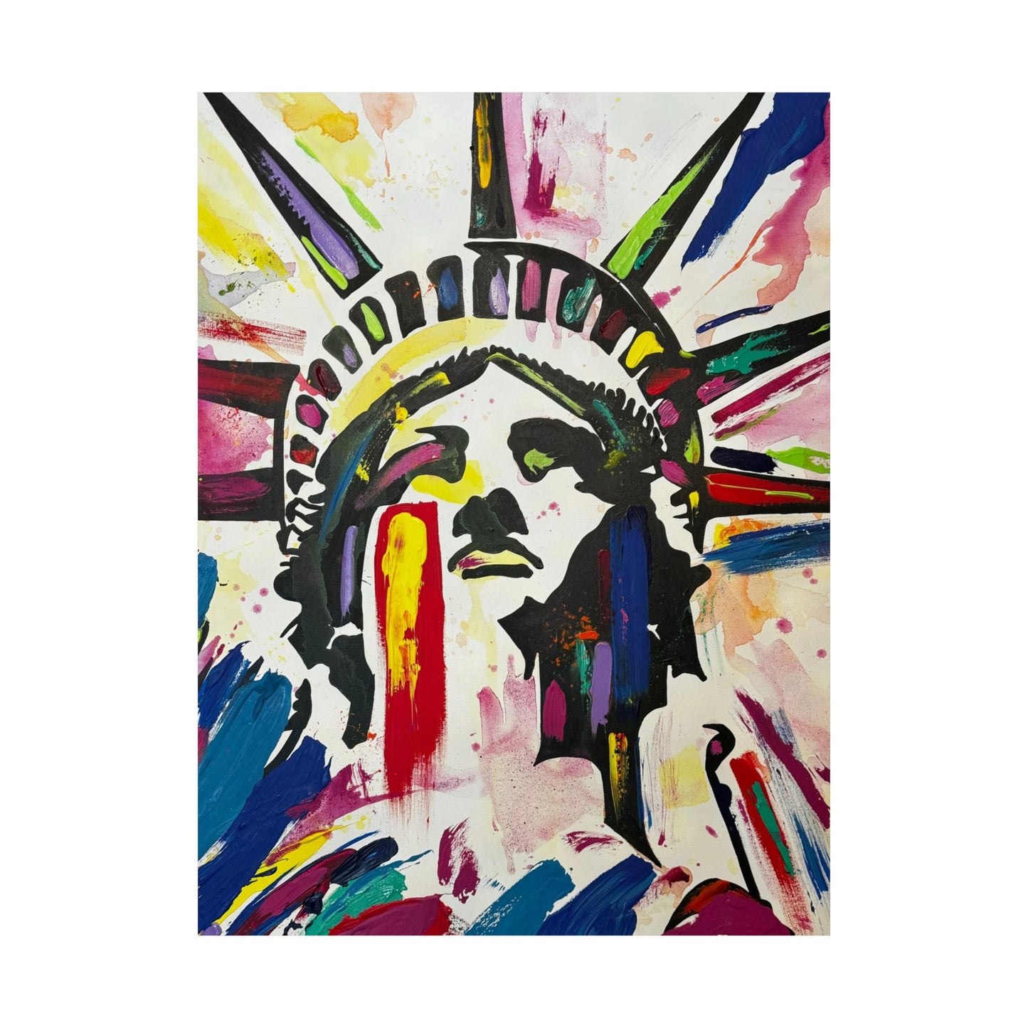 Colorful Lady Liberty Posters
