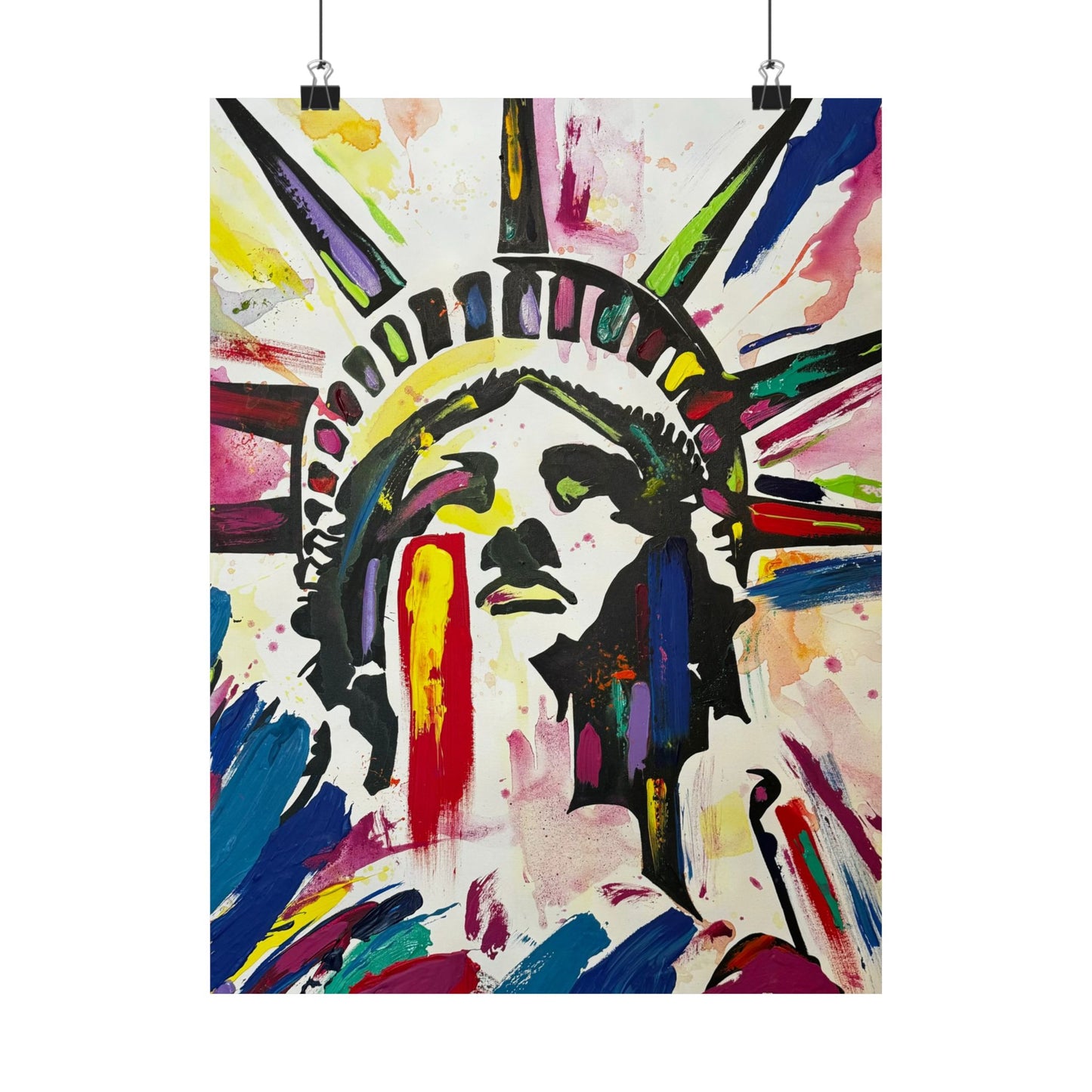 Colorful Lady Liberty Posters