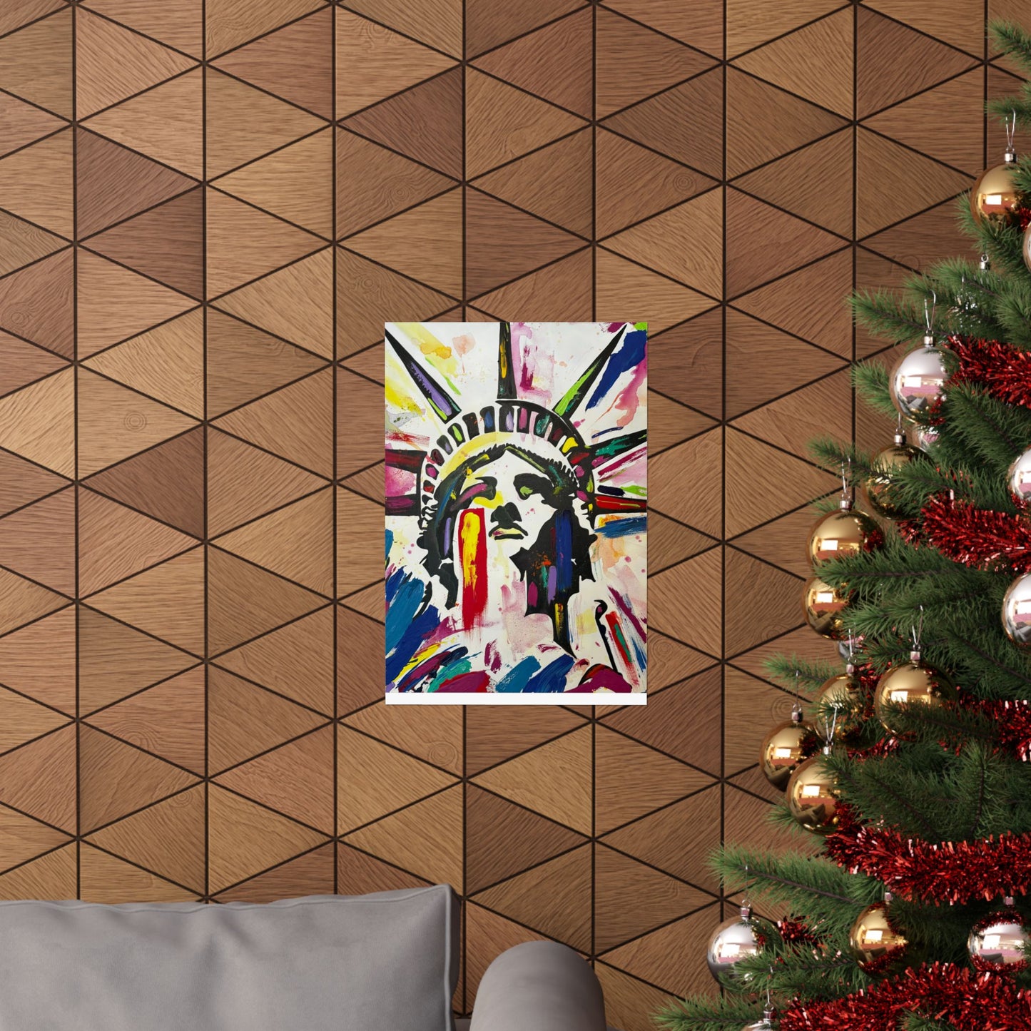 Colorful Lady Liberty Posters