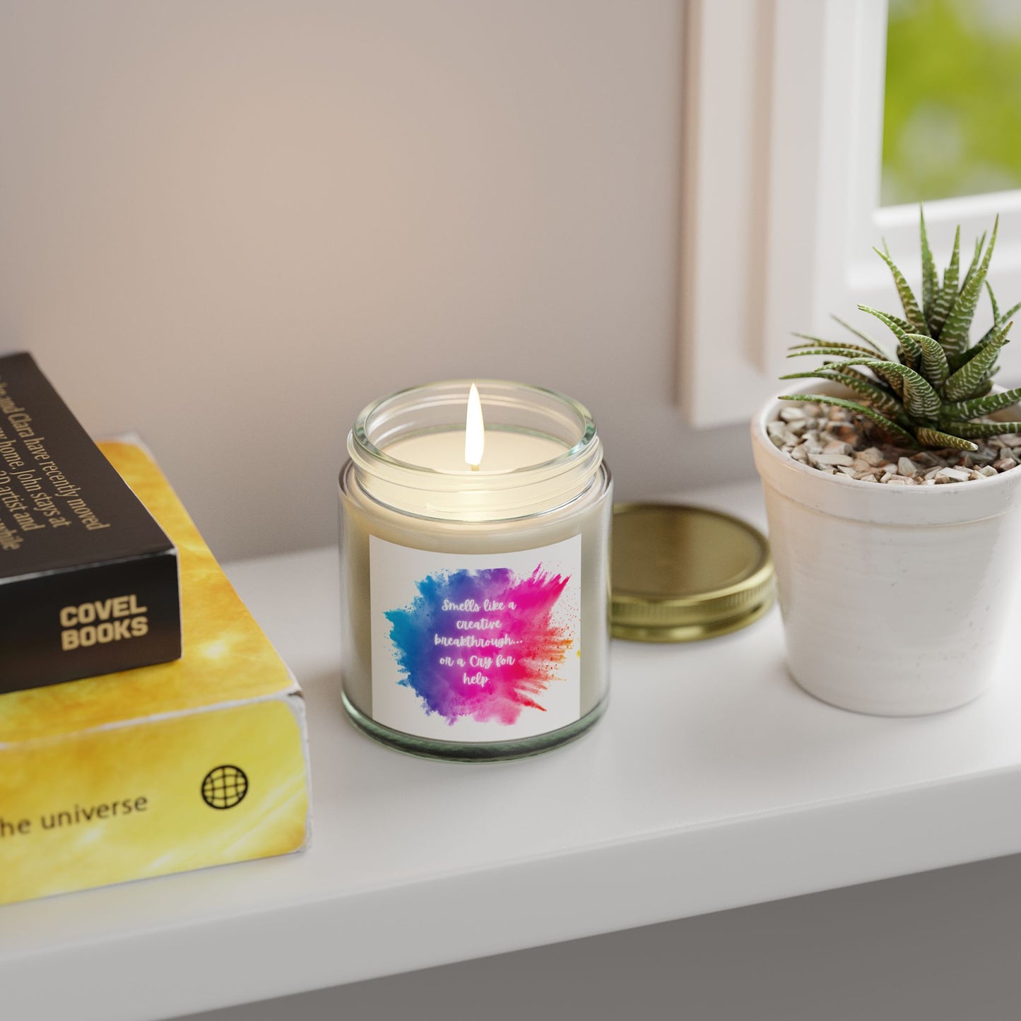 Scented Candle Creative Breakthrough Coconut Apricot Wax