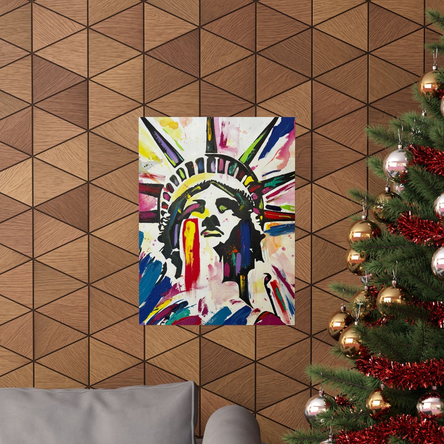 Colorful Lady Liberty Posters