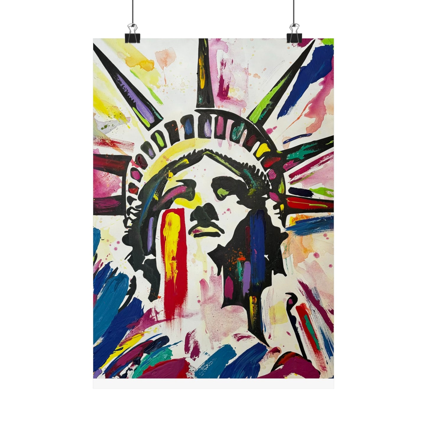 Colorful Lady Liberty Posters