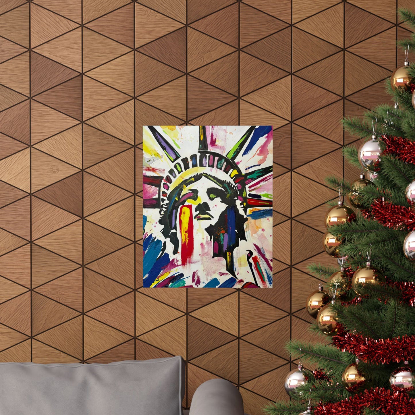 Colorful Lady Liberty Posters