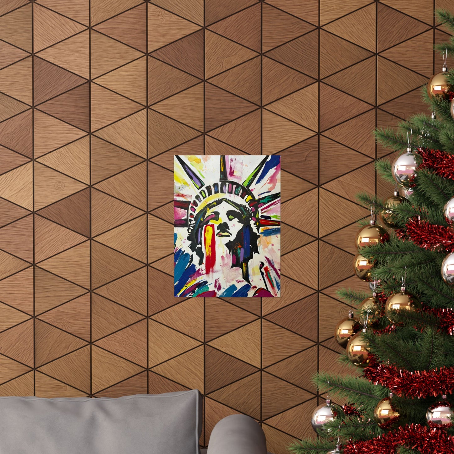 Colorful Lady Liberty Posters