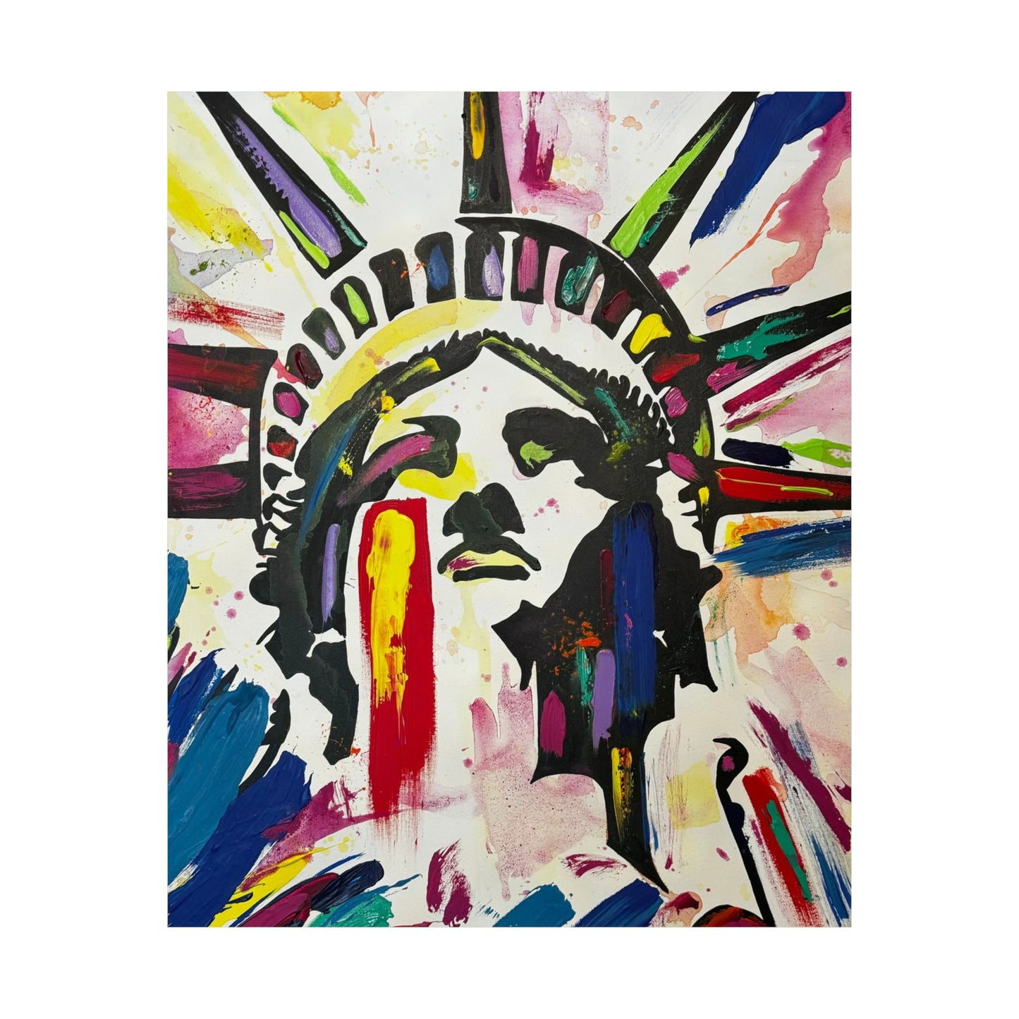 Colorful Lady Liberty Posters
