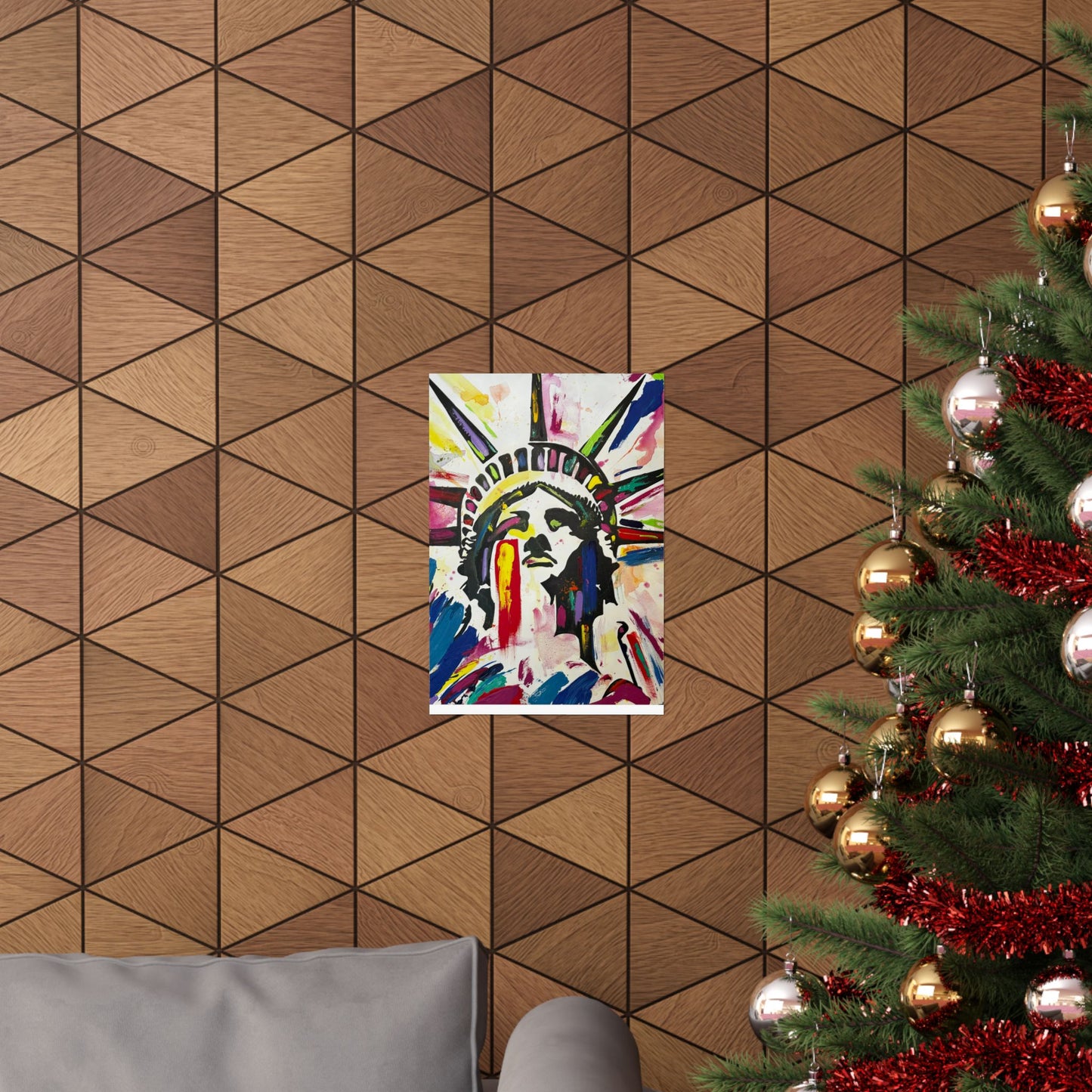 Colorful Lady Liberty Posters