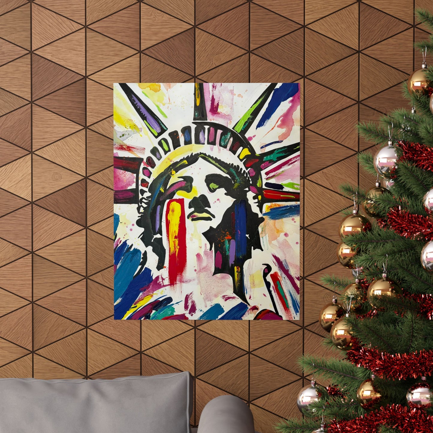 Colorful Lady Liberty Posters