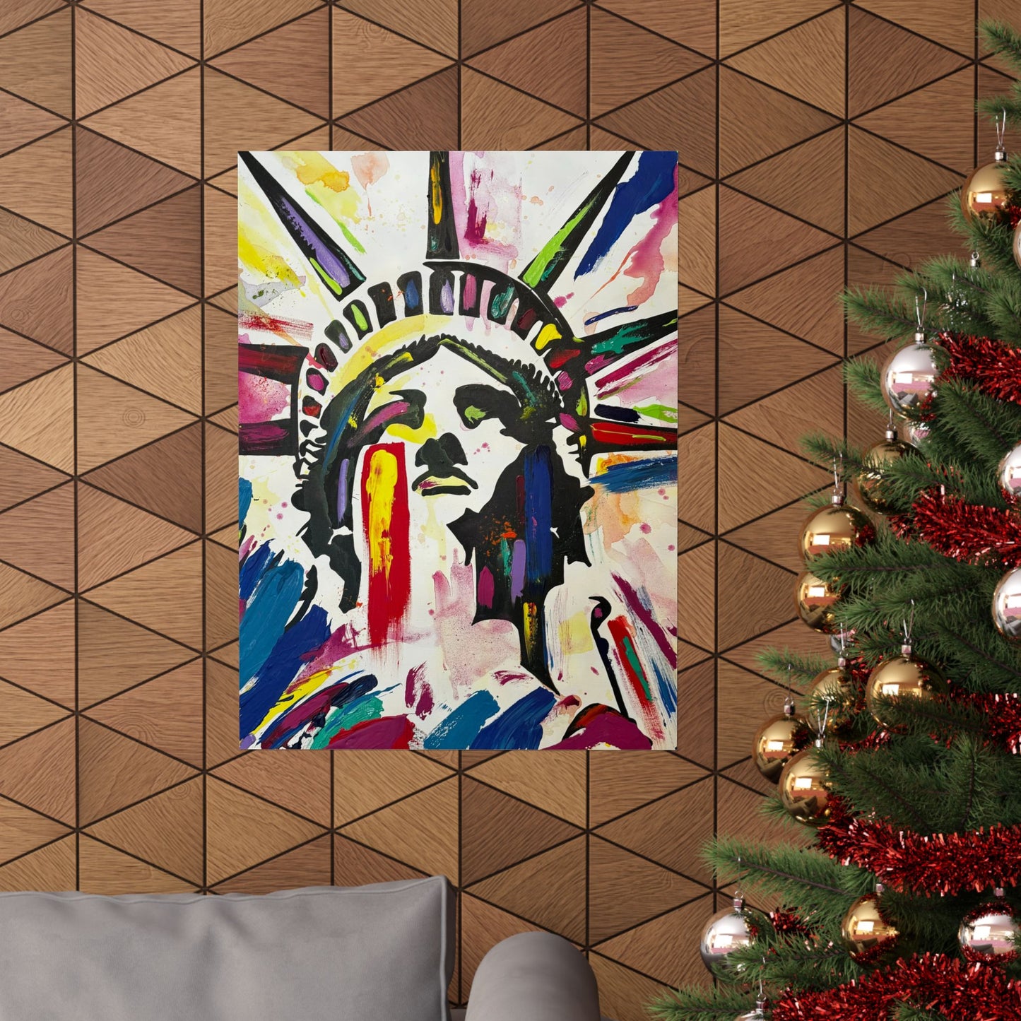 Colorful Lady Liberty Posters