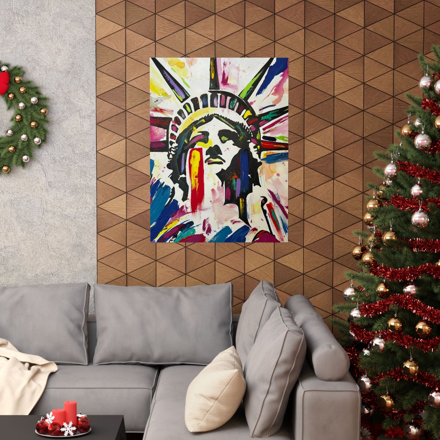 Colorful Lady Liberty Posters