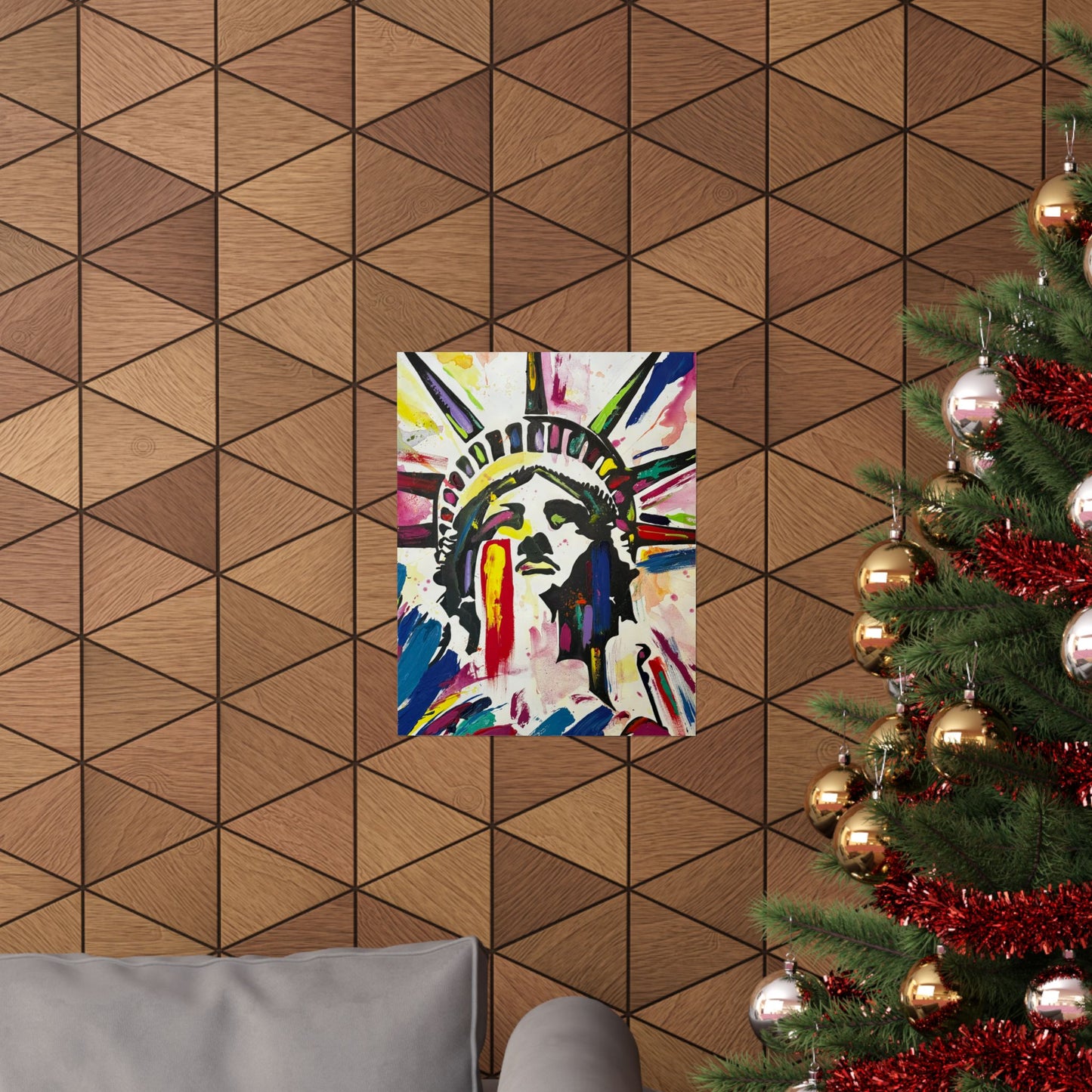 Colorful Lady Liberty Posters