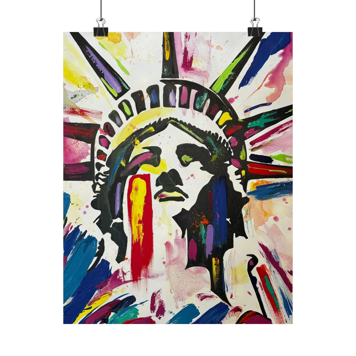 Colorful Lady Liberty Posters