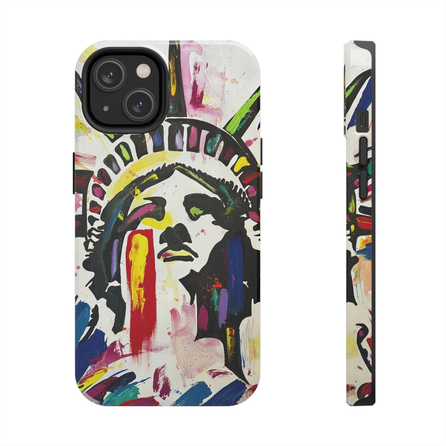 Colorful Lady Liberty Tough Phone Cases