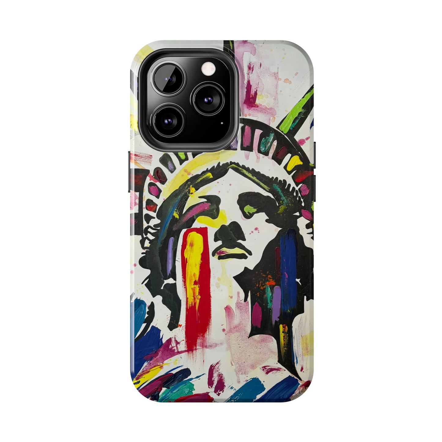 Colorful Lady Liberty Tough Phone Cases
