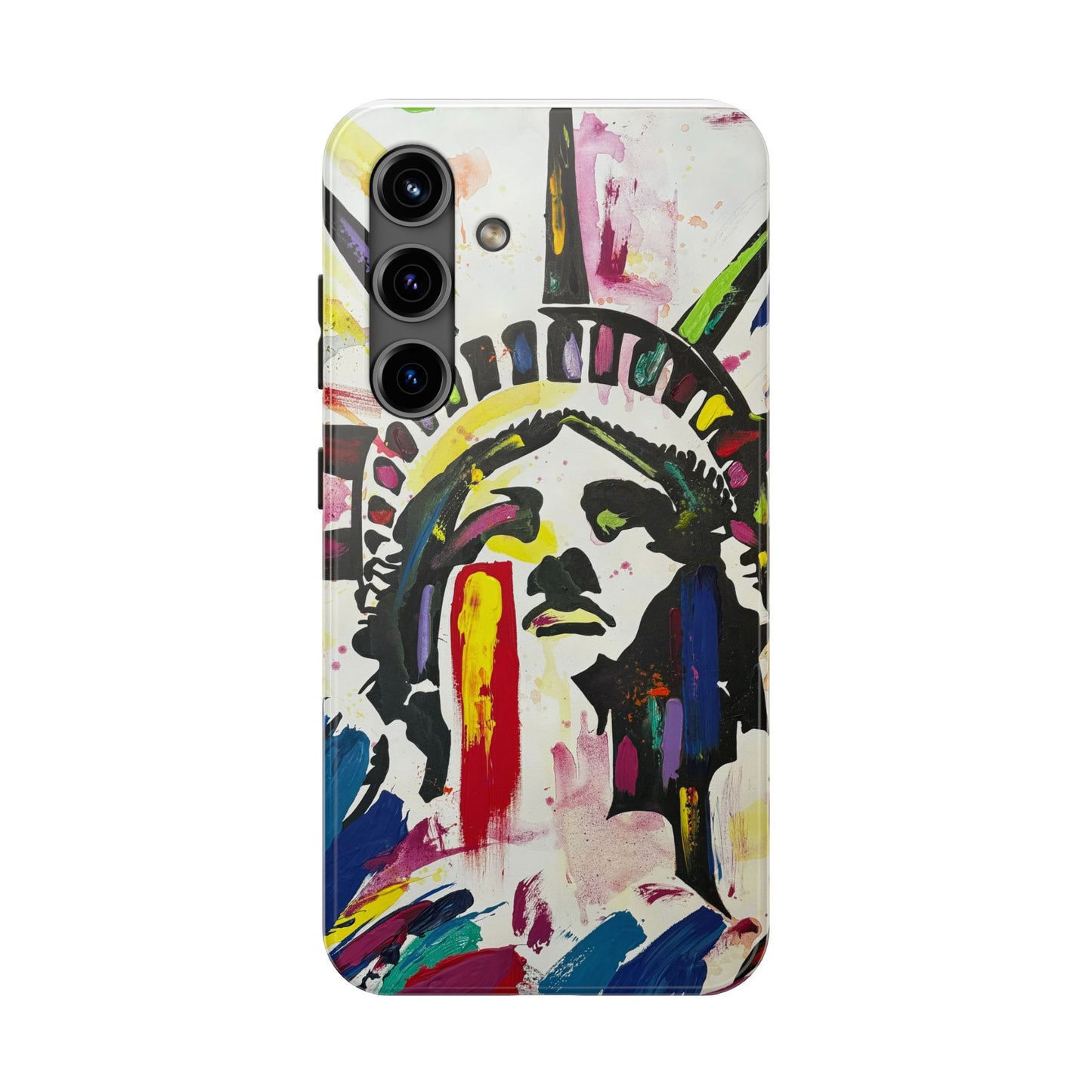 Colorful Lady Liberty Tough Phone Cases