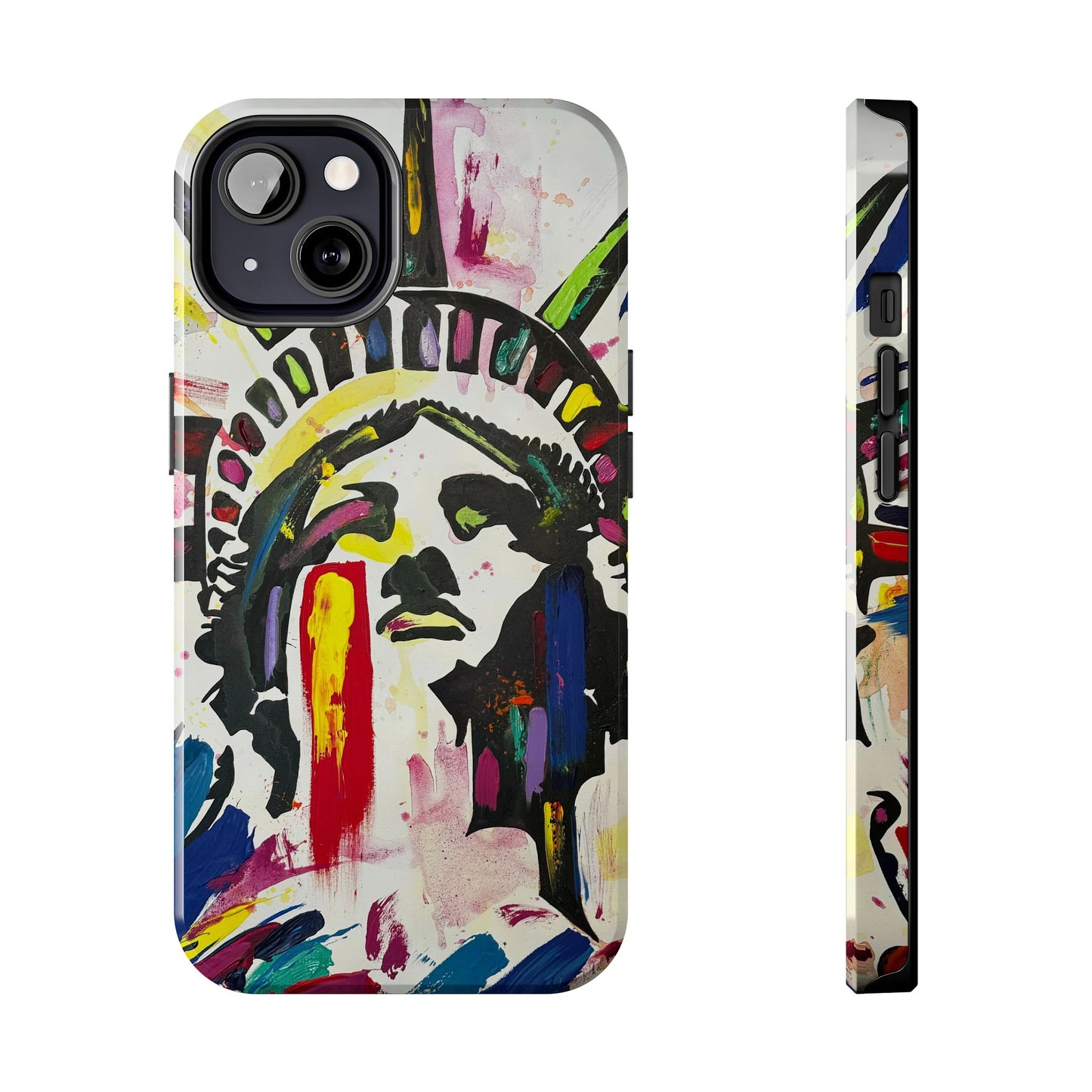Colorful Lady Liberty Tough Phone Cases