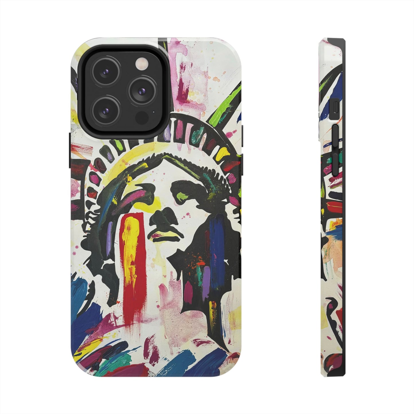 Colorful Lady Liberty Tough Phone Cases