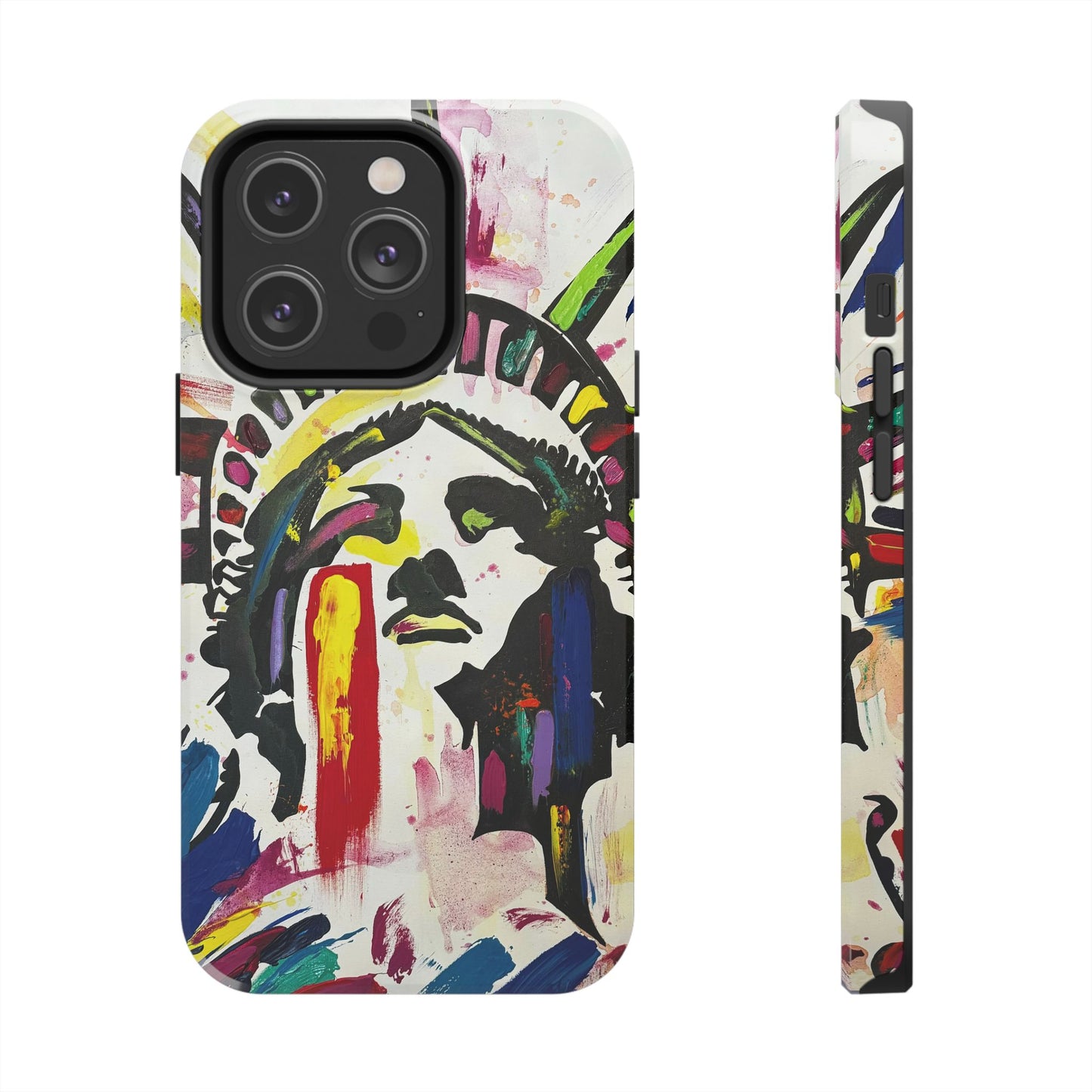 Colorful Lady Liberty Tough Phone Cases