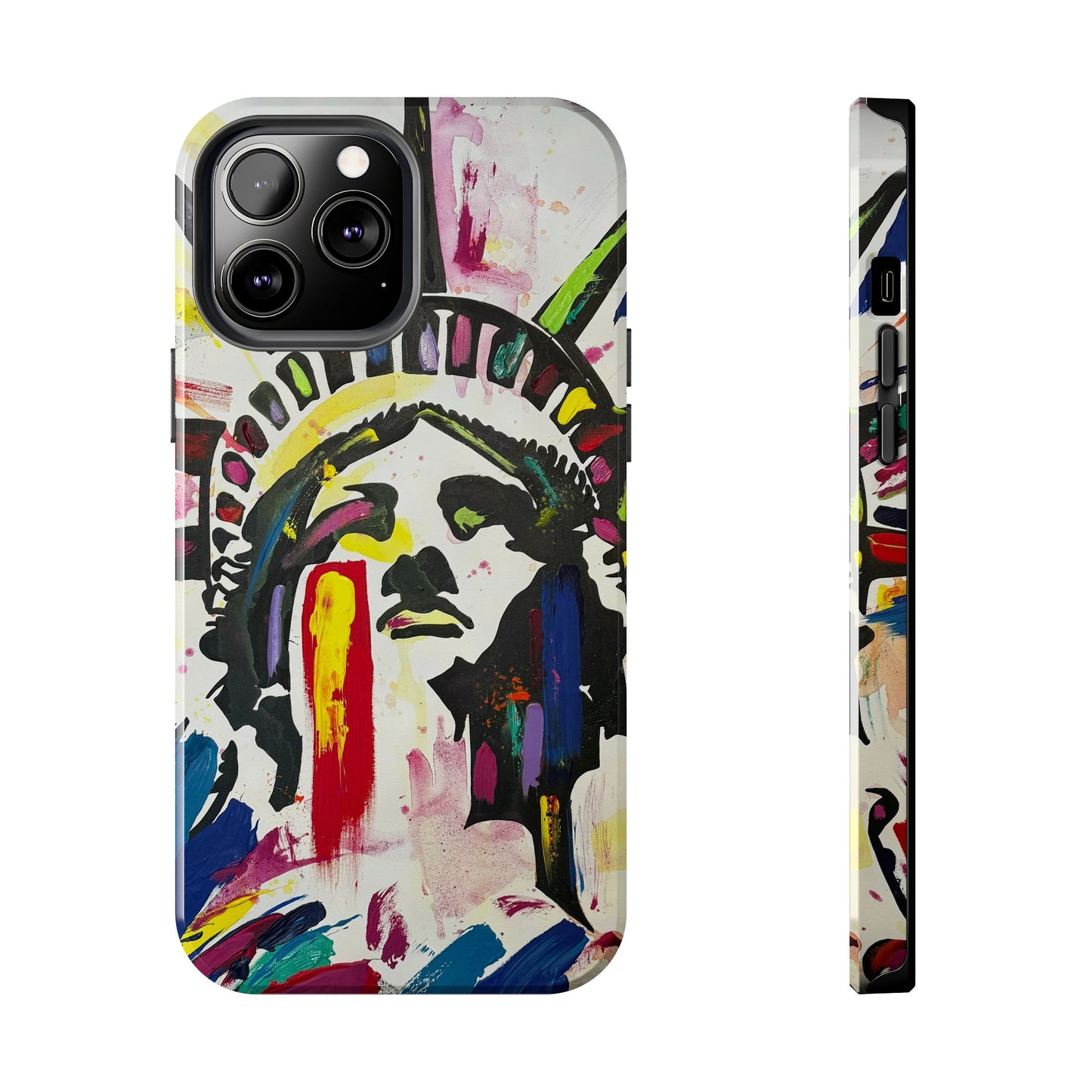 Colorful Lady Liberty Tough Phone Cases