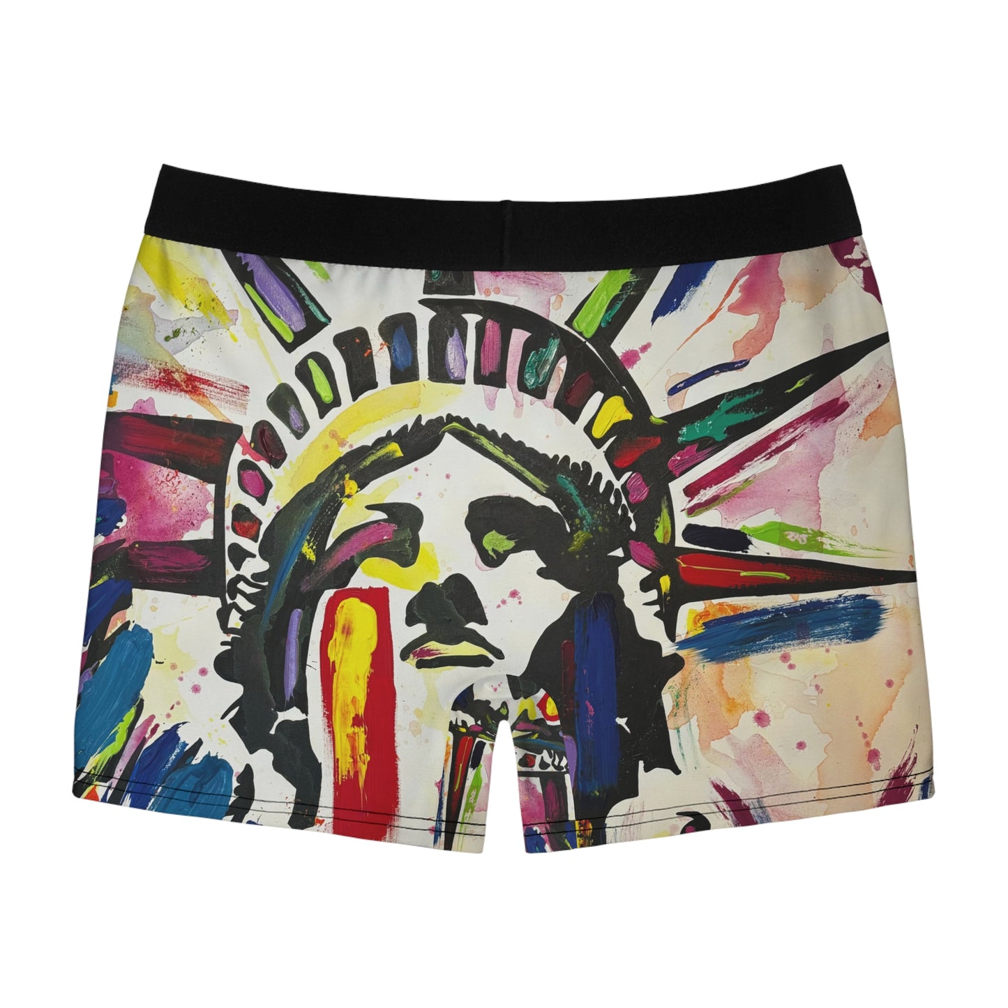 Colorful Lady Liberty Boxers - Men's Boxer Briefs