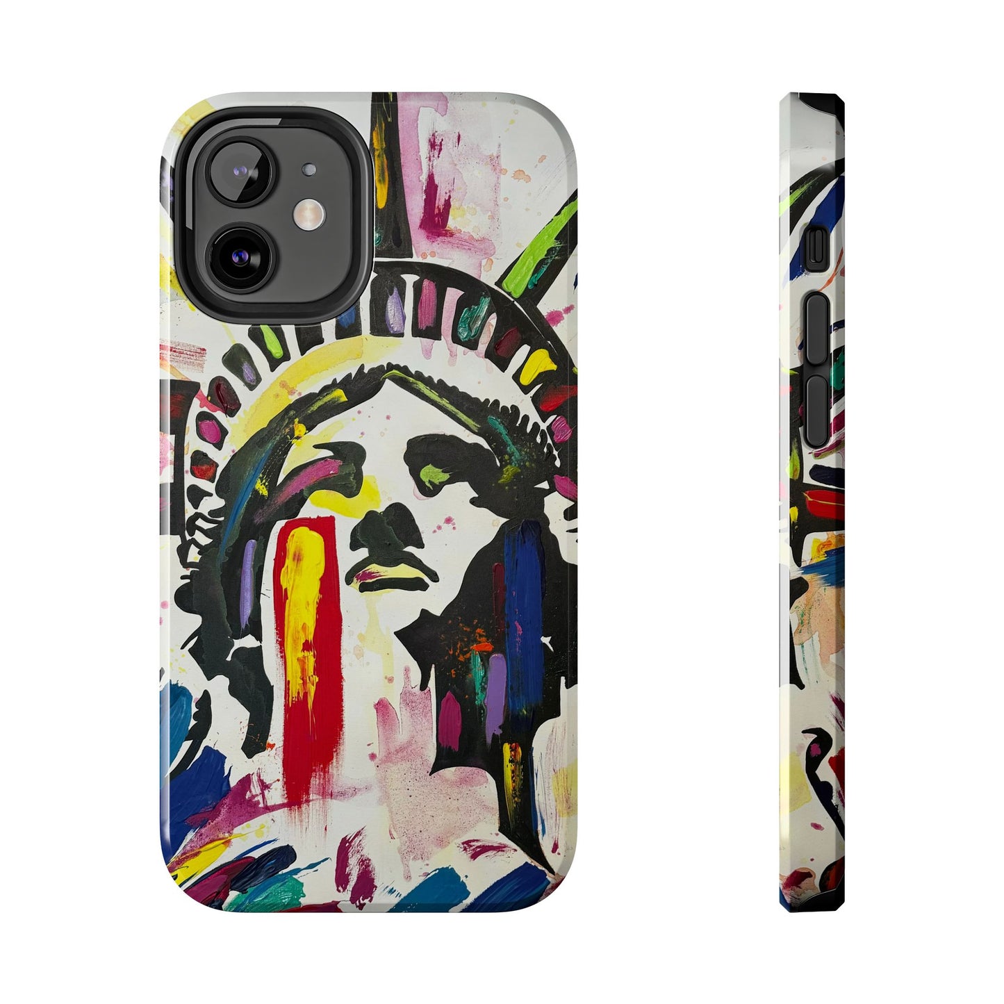 Colorful Lady Liberty Tough Phone Cases
