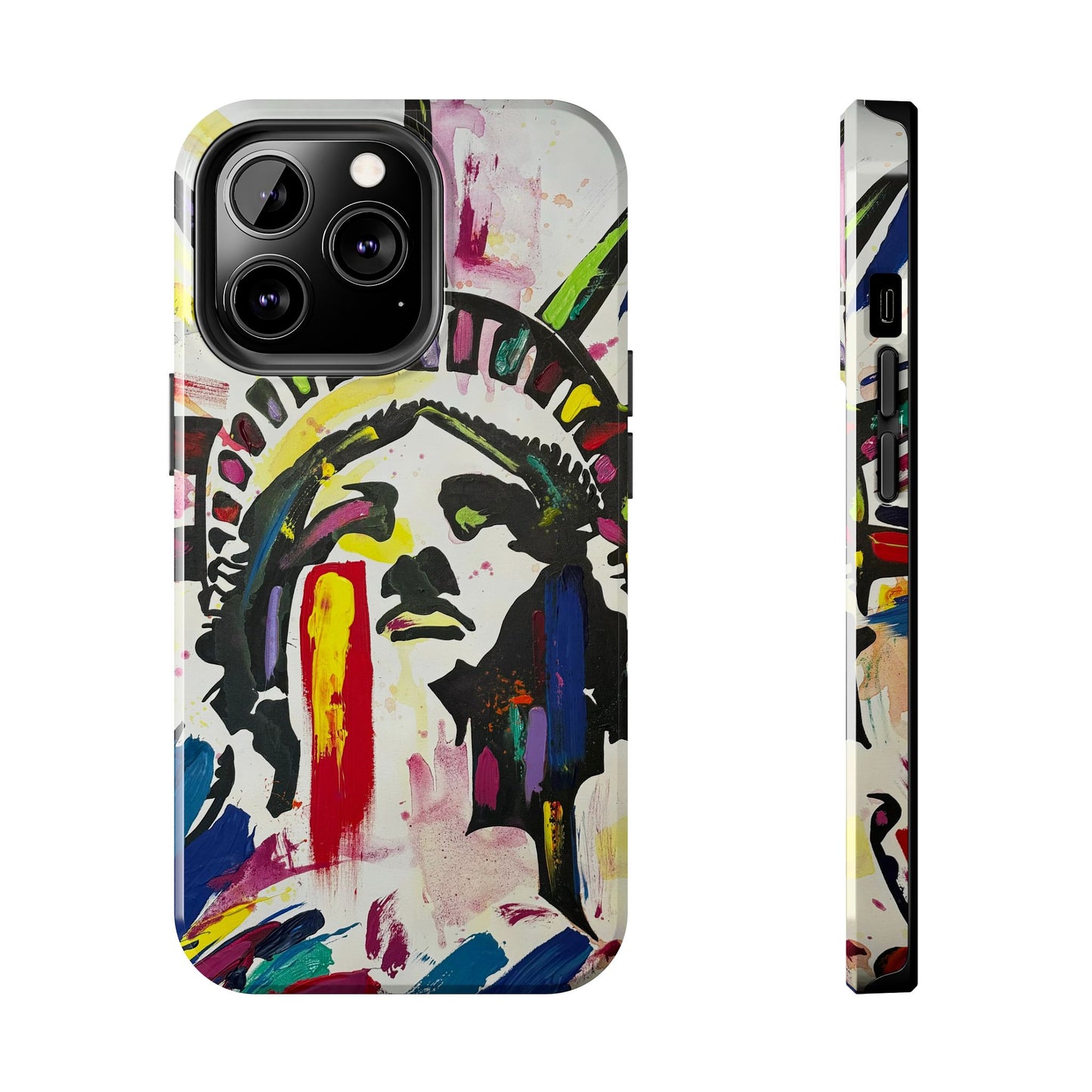 Colorful Lady Liberty Tough Phone Cases