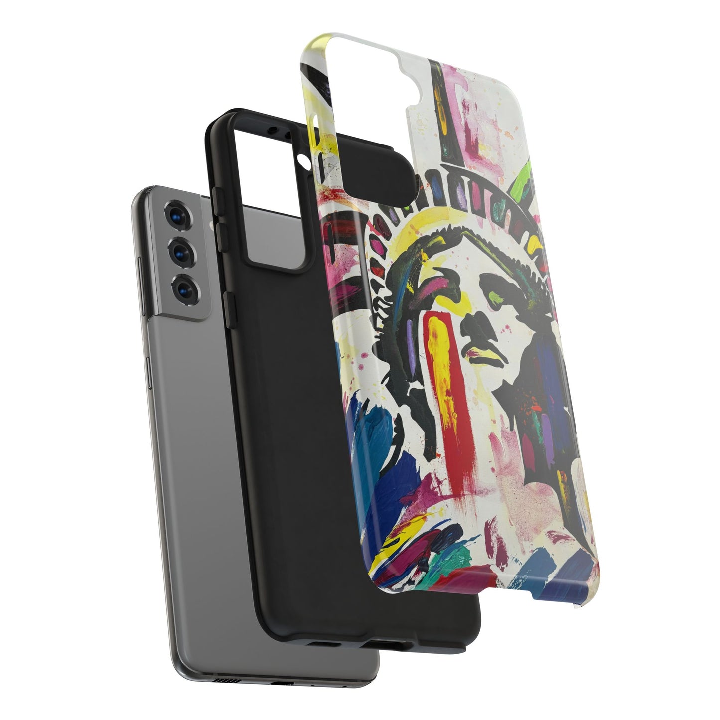 Colorful Lady Liberty Tough Phone Cases
