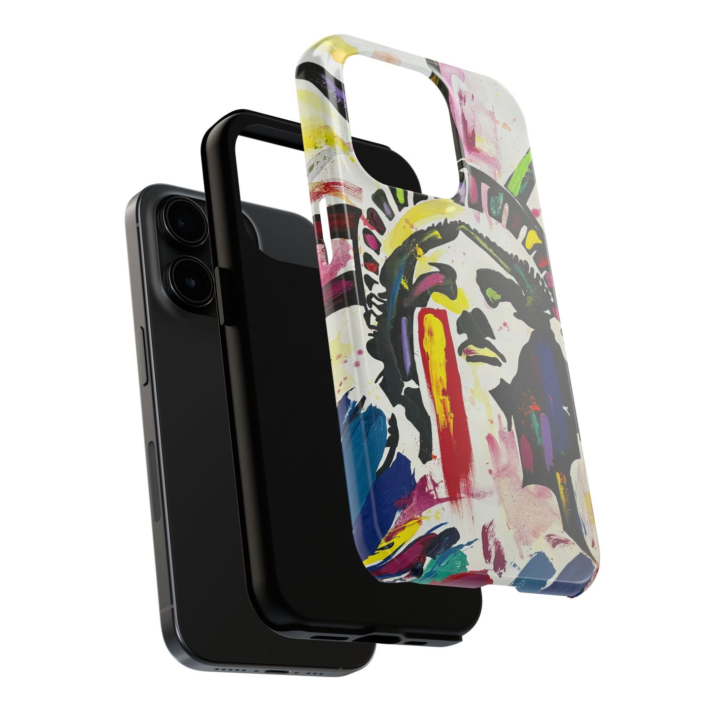 Colorful Lady Liberty Tough Phone Cases