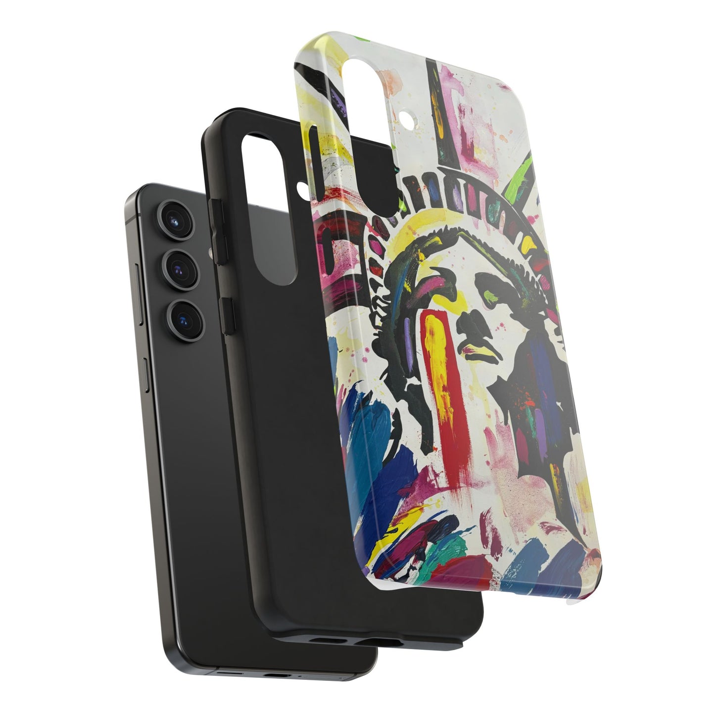 Colorful Lady Liberty Tough Phone Cases