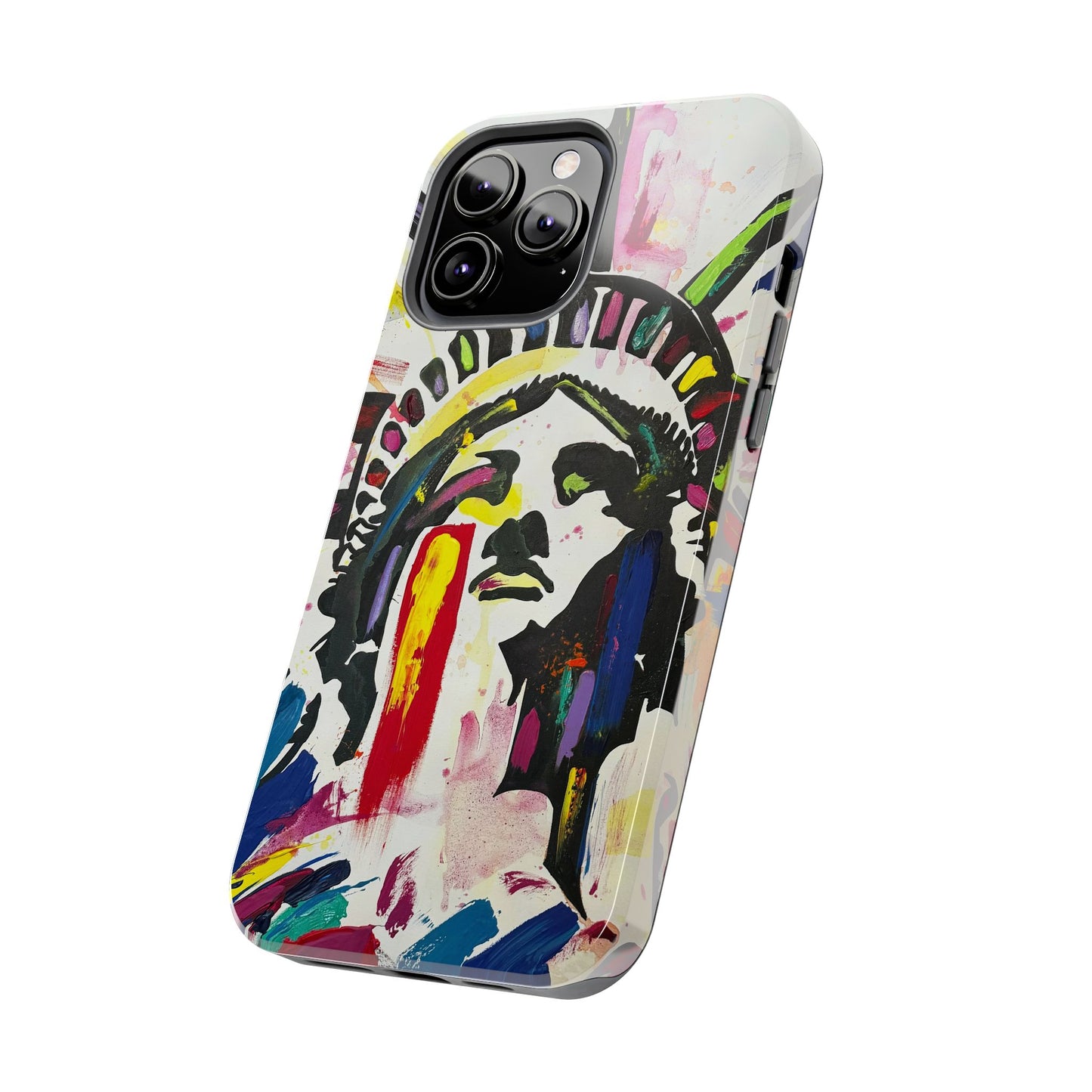 Colorful Lady Liberty Tough Phone Cases