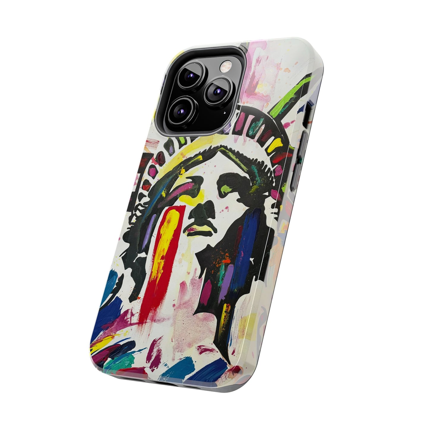 Colorful Lady Liberty Tough Phone Cases