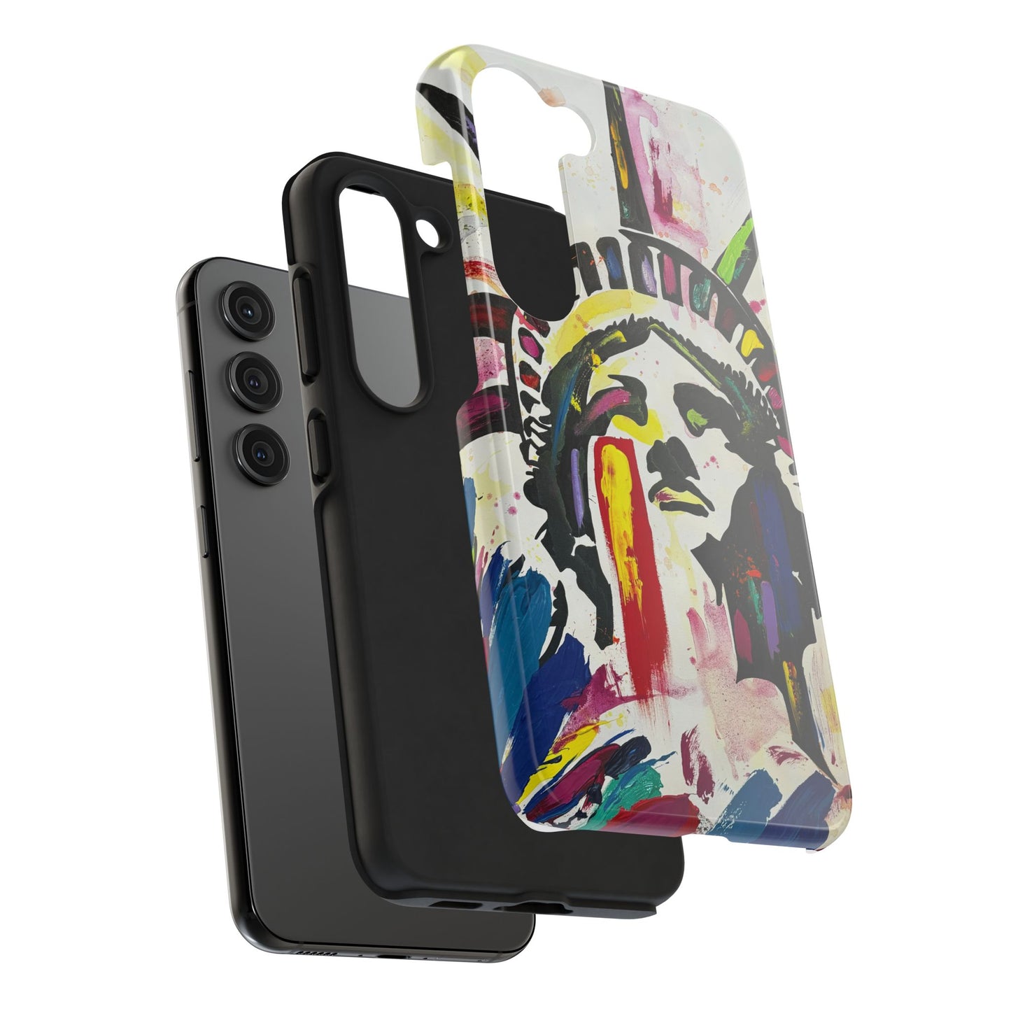 Colorful Lady Liberty Tough Phone Cases