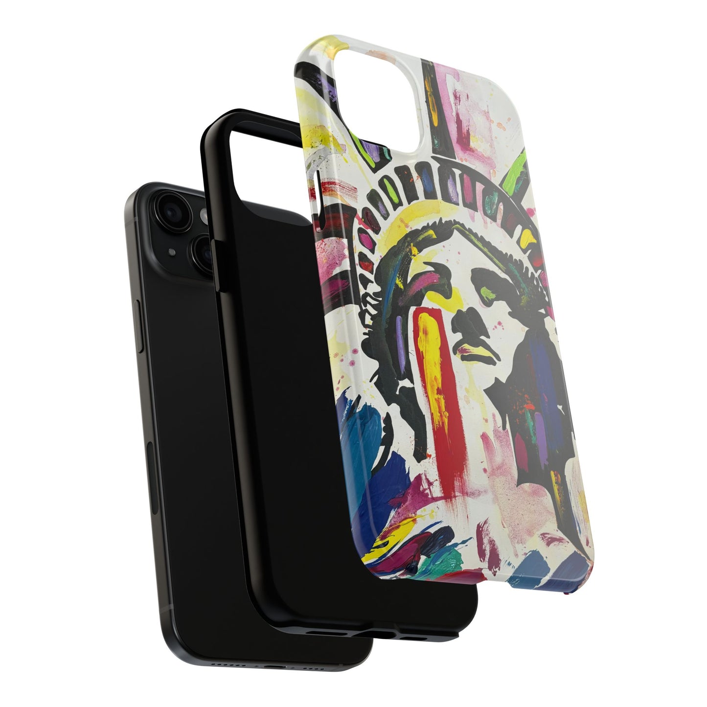 Colorful Lady Liberty Tough Phone Cases