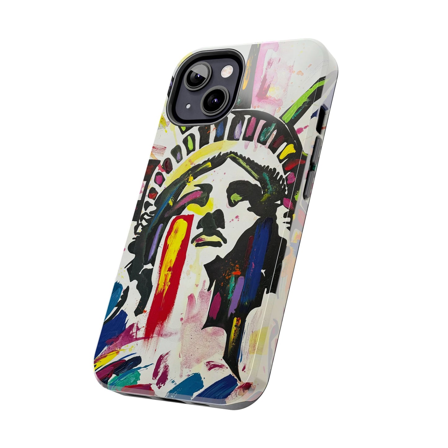 Colorful Lady Liberty Tough Phone Cases