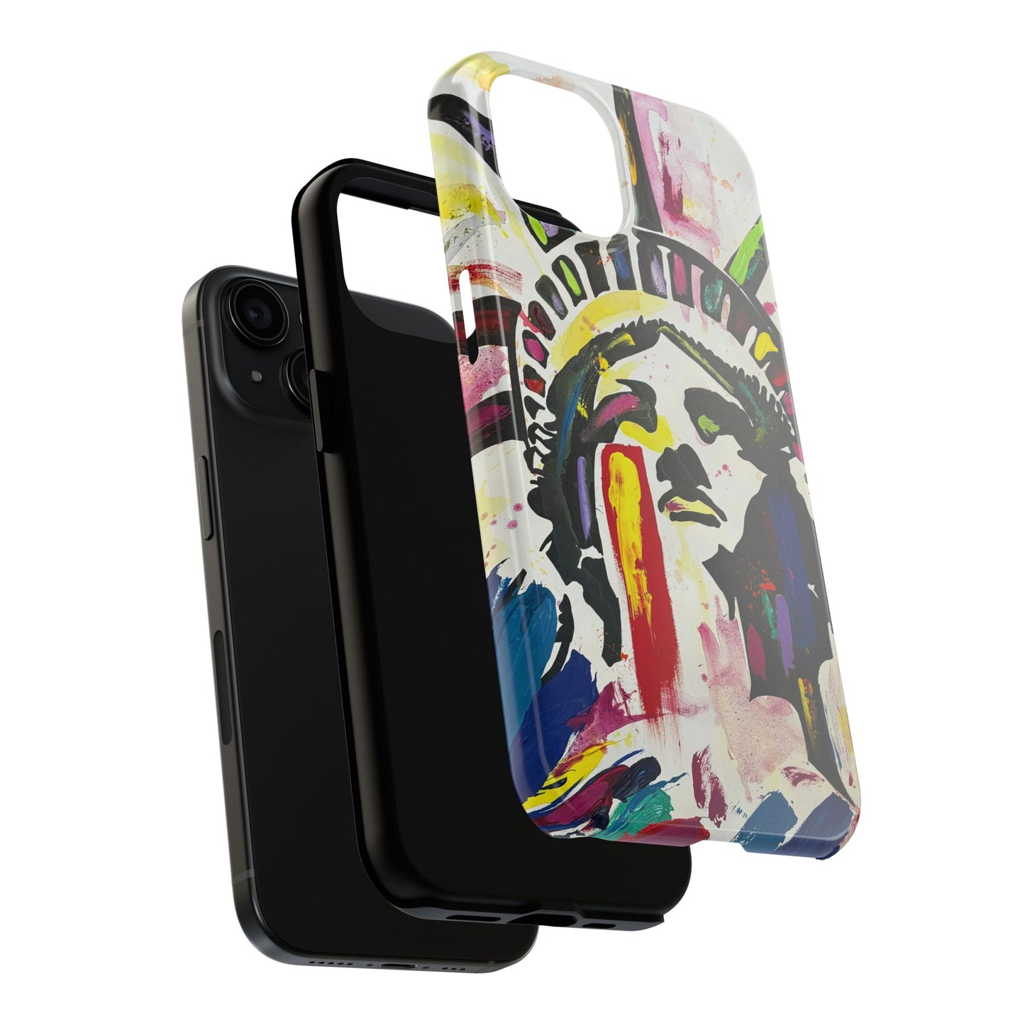 Colorful Lady Liberty Tough Phone Cases