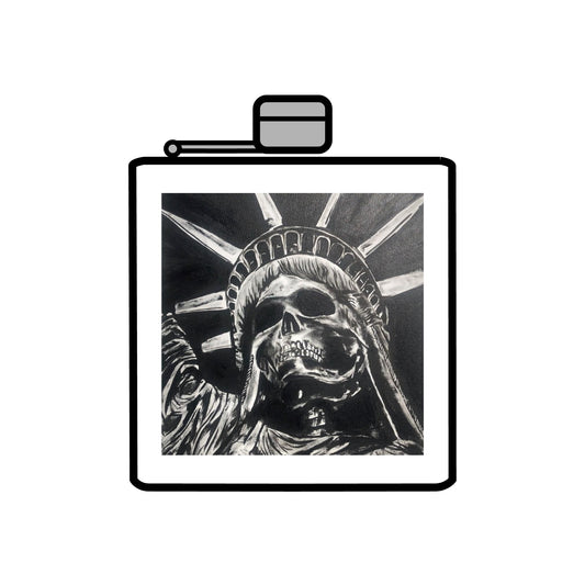 Stainless Steel Flask, 6oz