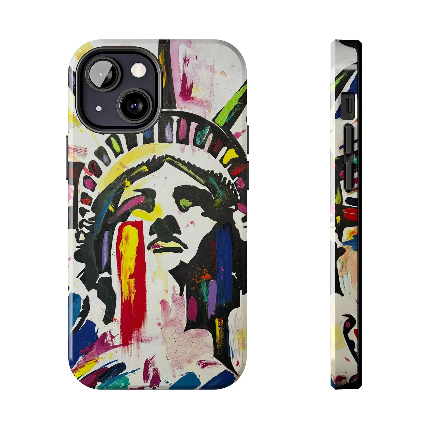 Colorful Lady Liberty Tough Phone Cases
